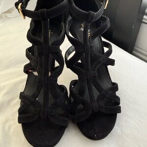 Michael Kors Black Strappy Heels
